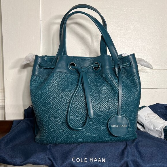Cole Haan Handbags - COLE HAAN SMALL BUCKET BAG WITH CROSSBODY STRAP NWT